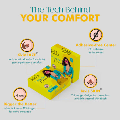 Breast Tape X Nipple Cover (Reusable) (Free 5 Pairs nipple pasties)