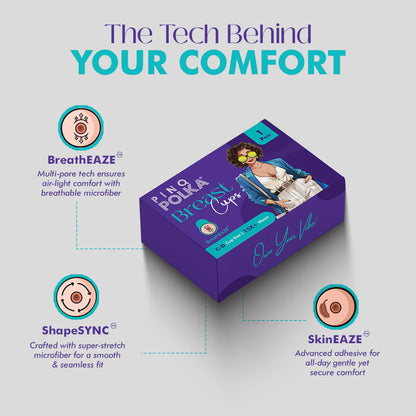 Breast Pasties X Breast Cups (Free 5 pairs of Nipple Pasties)