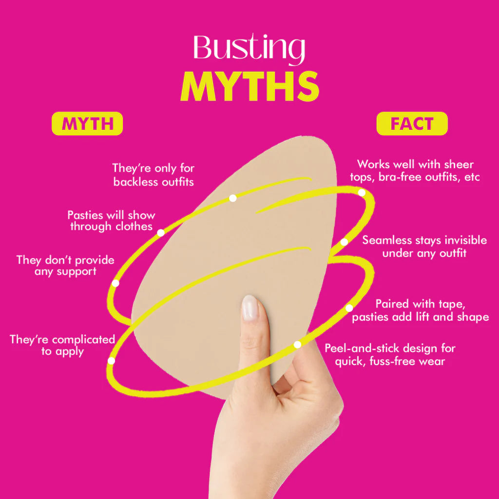 Breast Pasties X Breast Cups (Free 5 pairs of Nipple Pasties)